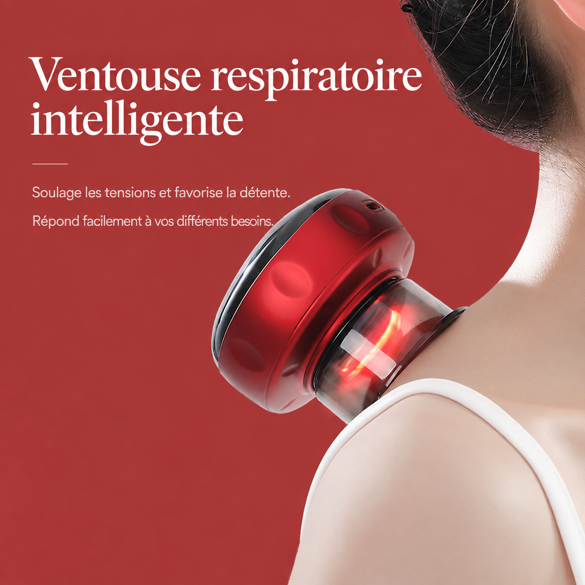 Appareil de massage ventouse chauffant Selyora – vue 3